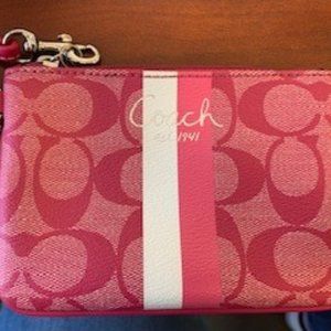 Coach Pink Wristlet